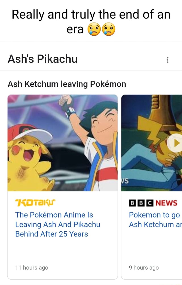 Ash might be leaving the Pokemon anime, but Captain Pikachu is joining it |  VG247