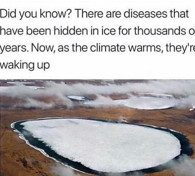 Did you know? There are diseases that have been hidden in ice for ...