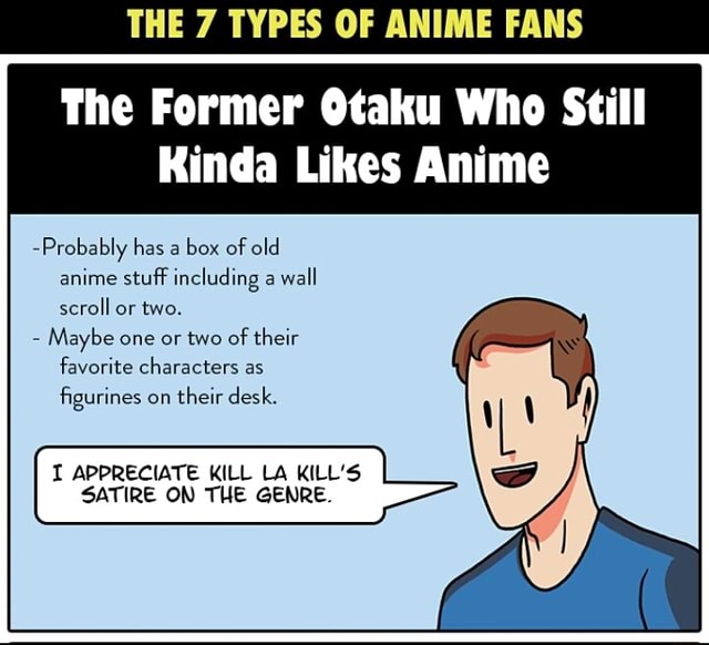 types of anime otaku