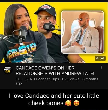 CANDACE OWEN'S ON HER RELATIONSHIP WITH ANDREW TATE! FULL SEND