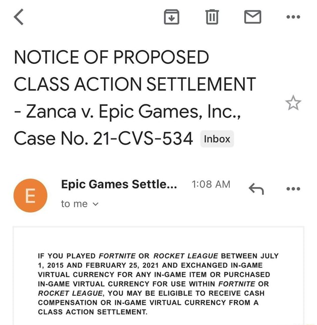 epic games settlement statement of harm
