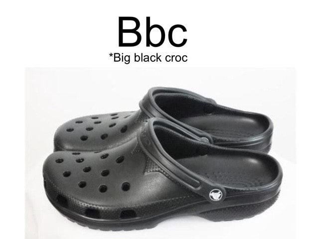 big black crocs