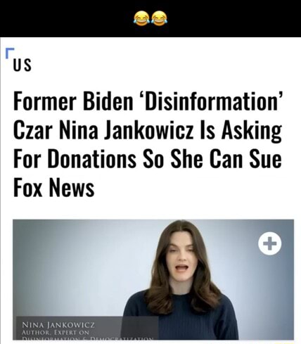 US Former Biden 'Disinformation' Czar Nina Jankowicz Is Asking For ...