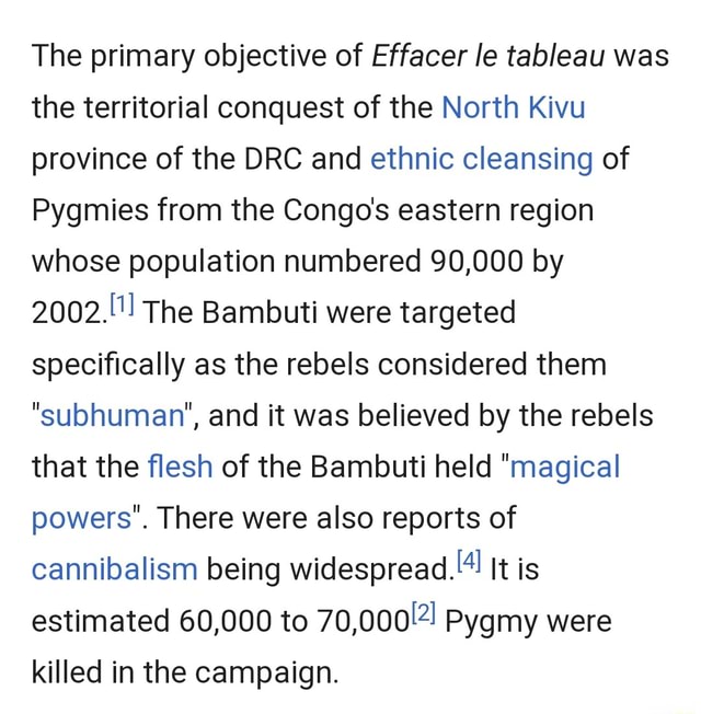 The Primary Objective Of Effacer Le Tableau Was The Territorial 