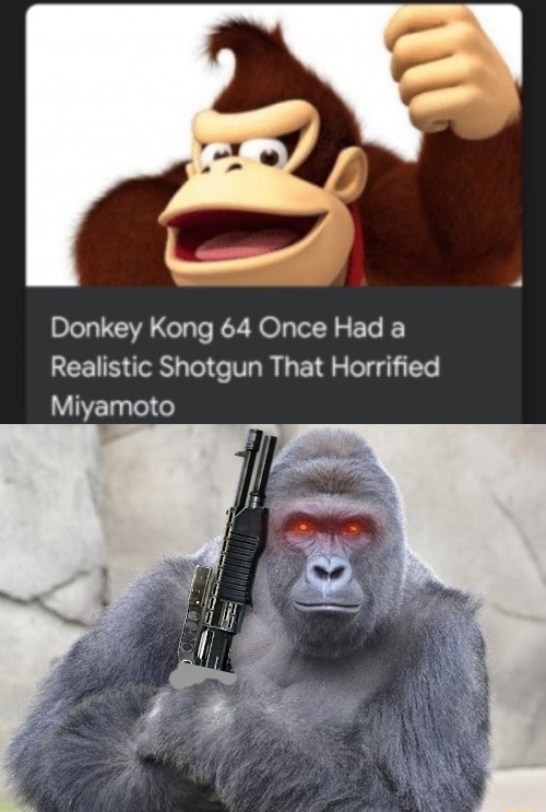 Donkey Kong 64 Once Had a Realistic Shotgun That Horrified Miyamoto ...