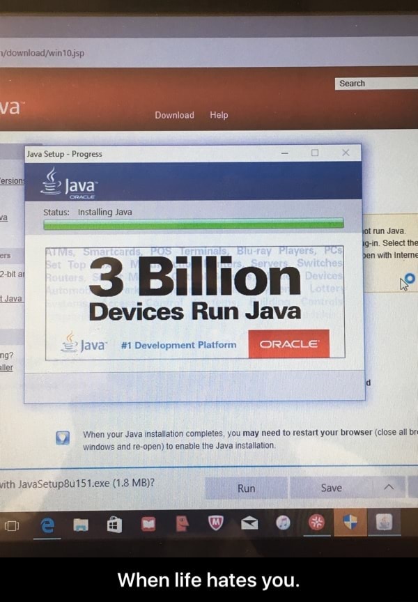 3 billion devices run java
