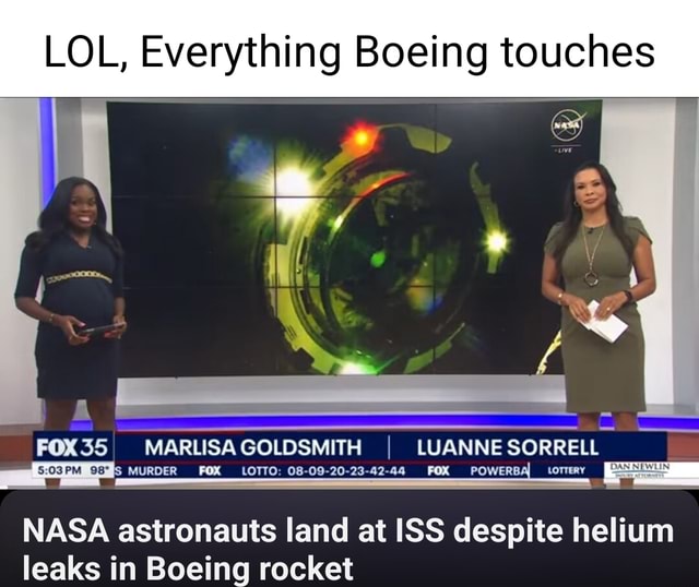 LOL, Everything Boeing touches MARLISA GOLDSMITH I LUANNE SORRELL ...