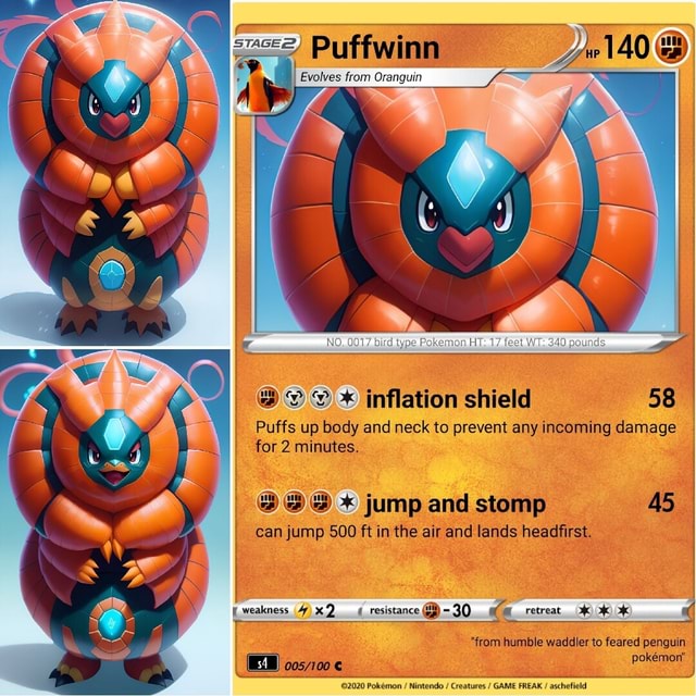 Puffwinn Evalves 40 NO. 17 * inflation shield Puffs up body and neck to ...
