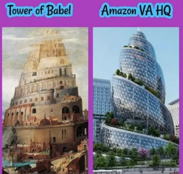 Tower of Babel Amazon VA HQ )