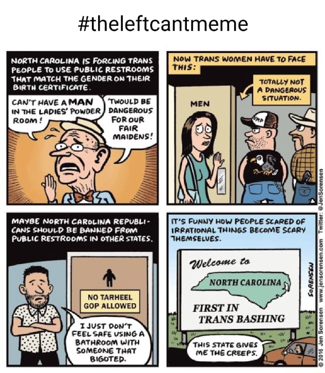  theleftcantmeme NOW TRANS WOMEN HAVE To FACE NORTH CAROLINA IS TRANS 