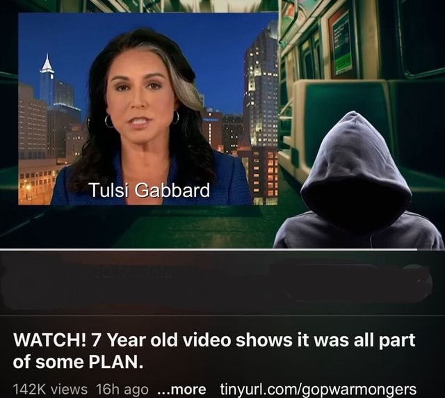 Be Tulsi Gabbard WATCH! 7 Year old video shows it was all part of some ...