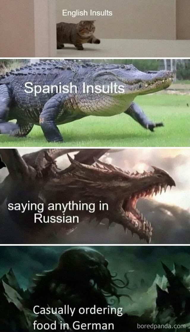 English Insults Spanisn Insuits Saying Anything In Russian Casually 
