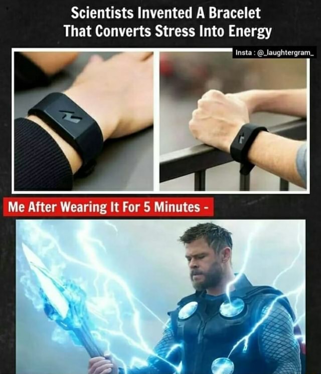 bracelet converts stress into energy