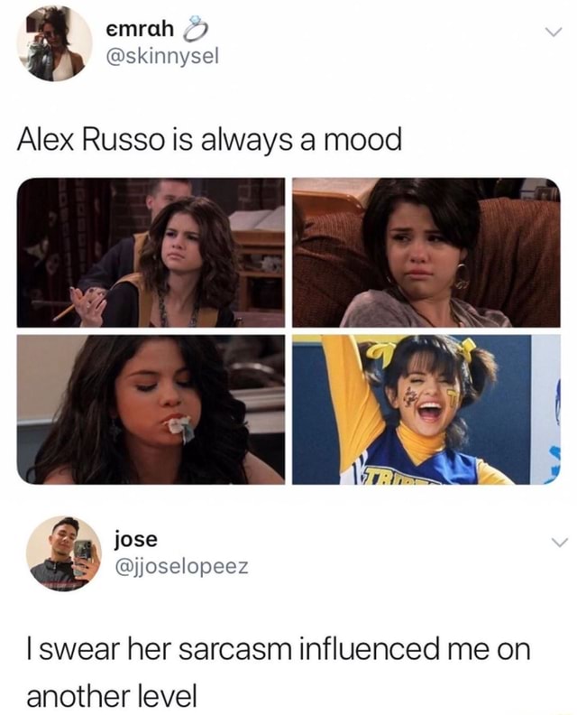 Alex Russo is always a mood Iswear her sarcasm influenced me on another  level 