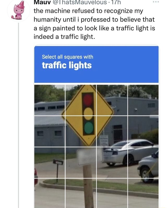 The machine refused to recognize my humanity until i professed to