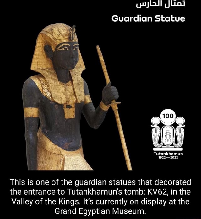 Guardian Statue Tutankhamun 19222022 This is one of the guardian