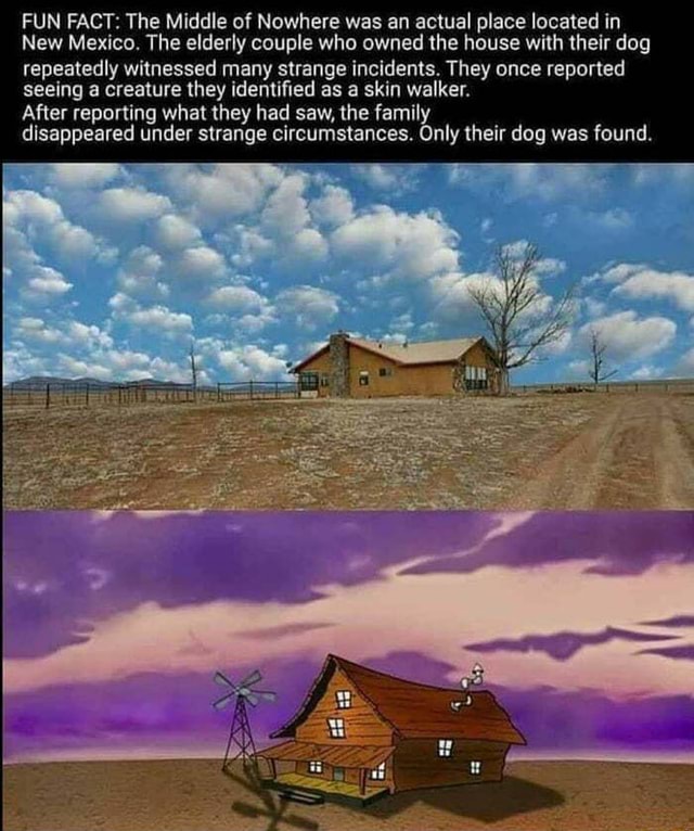 FUN FACT: The Middle of Nowhere was an actual place located in New