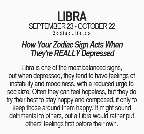 Libra September 23 - October 22 Zodiacllfejn How Your Zodiac Sign Acts 