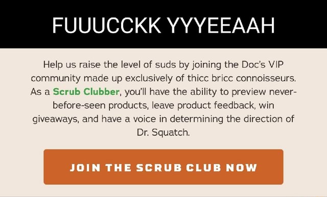 Dr. Squatch Scrub Club