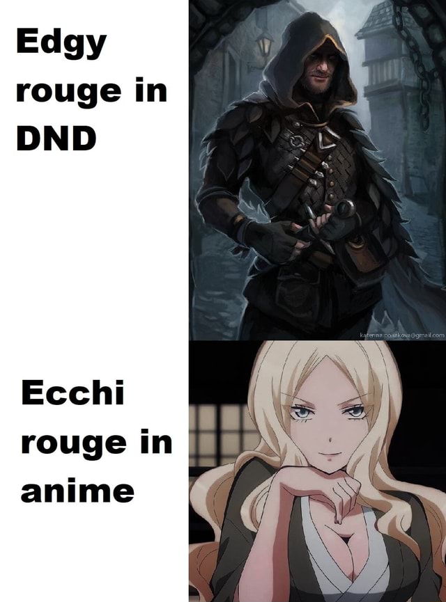 Edgy rouge in DIN Ecchi rouge in anime - iFunny
