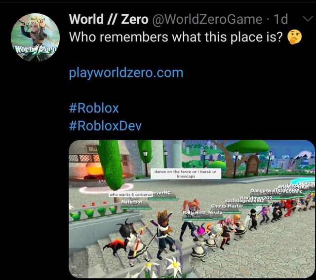 World Zero Worldzerogame Who Remembers What This Place Is Roblox Robloxdev - roblox re zero stay alive