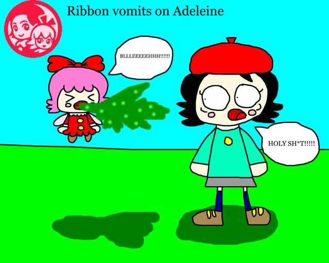 Ribbon vomits on Adeleine (Remake) - Ribbon vomits on Adeleine Ch - iFunny