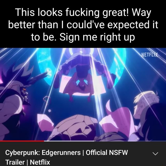 Cyberpunk: Edgerunners, Official NSFW Trailer