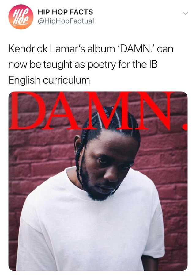 ib extended essay kendrick lamar