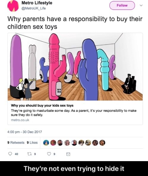 Why parents have a responsibility to buy their children sex toys