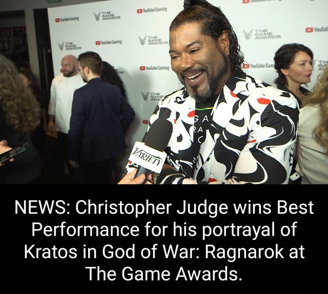 Christopher Judge Wins Best Performance Award as KRATOS - The