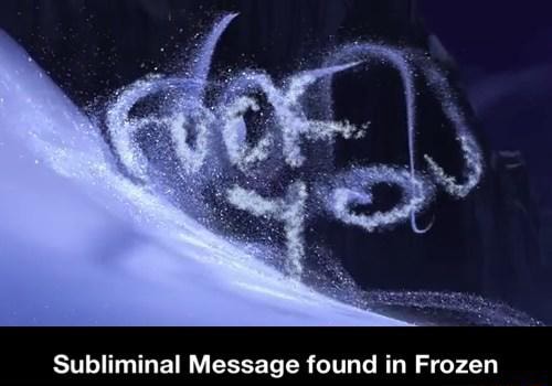 frozen subliminal messages