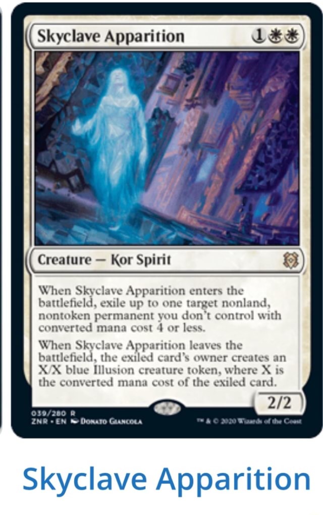 Skyclave Apparition LEE Creature - Kor Spirit When Sky Apparition ...