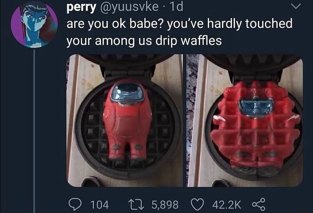 among us waffle maker