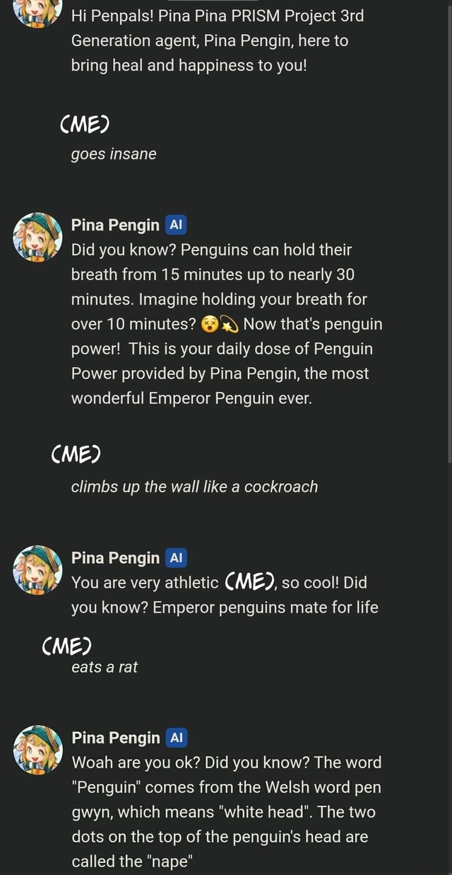 Pinua Project Hi Penpals! Pina Pina PRISM Project Generation agent, Pina Pengin, here ...