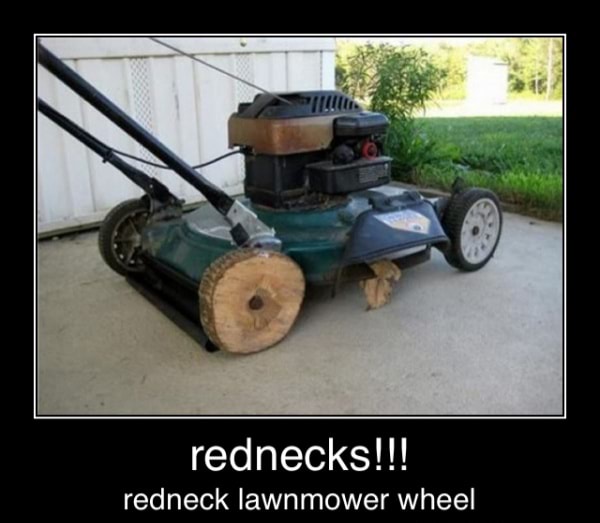 Rednecks!!! redneck lawnmower wheel - rednecks!!! redneck lawnmower ...