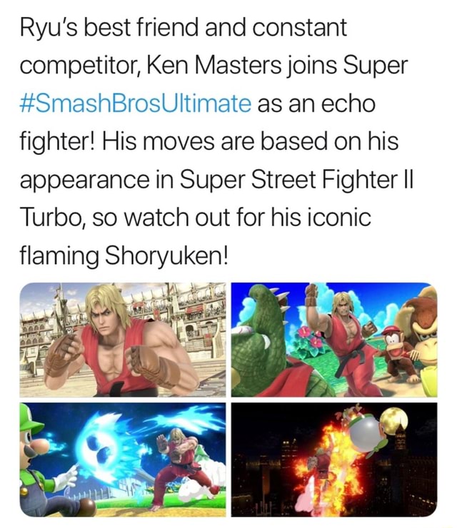 Ryu’s best friend and constant competitor, Ken Masters joins Super # ...