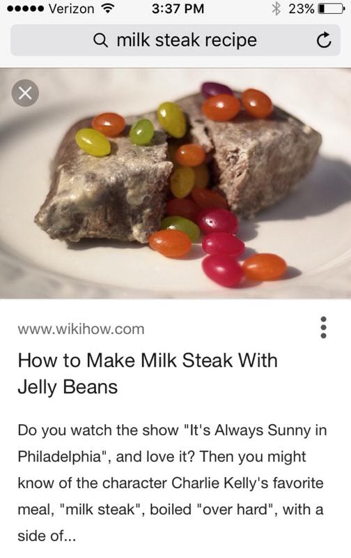 Milksteak Always Sunny