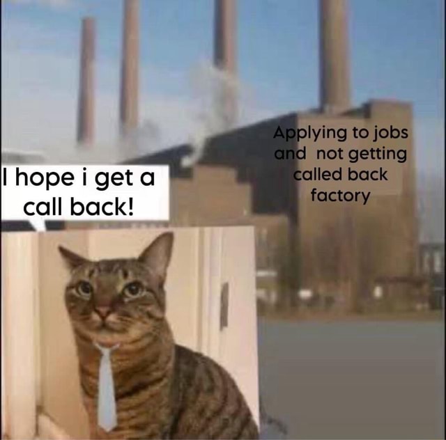 Plying to getting I hope get I called back callback! I factory - iFunny