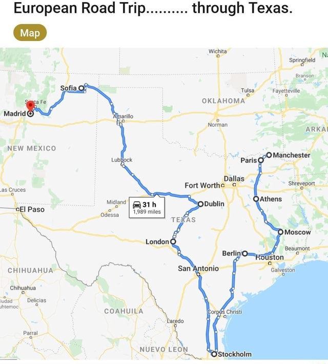 european-road-trip-through-texas-map-wichita-springfield