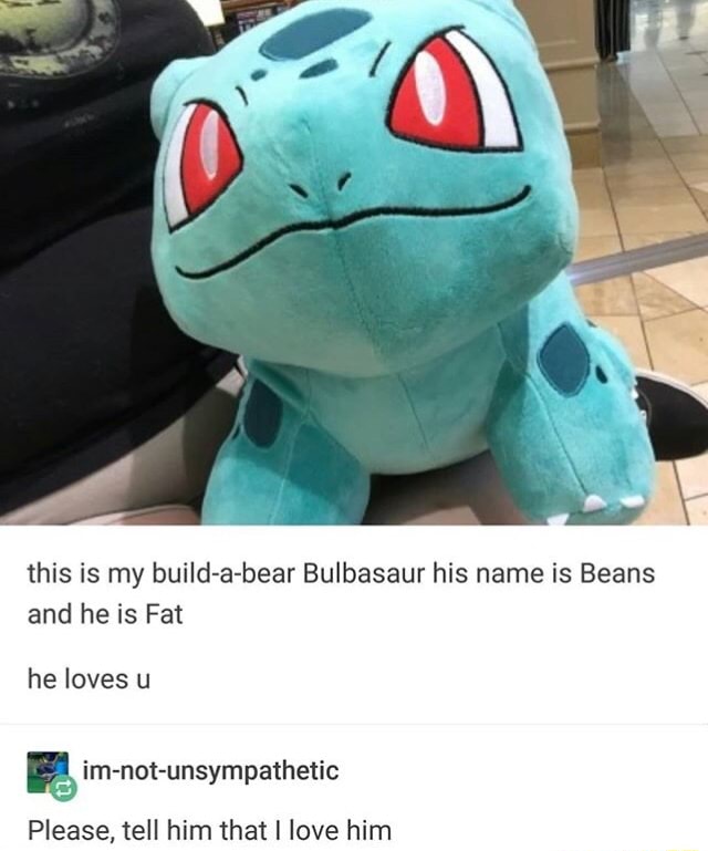 bulbasaur build a bear 2020