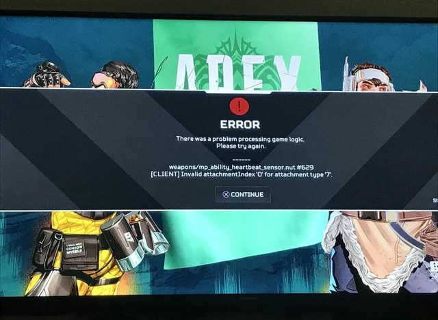 There was a problem processing game logic please try again apex legends ошибка