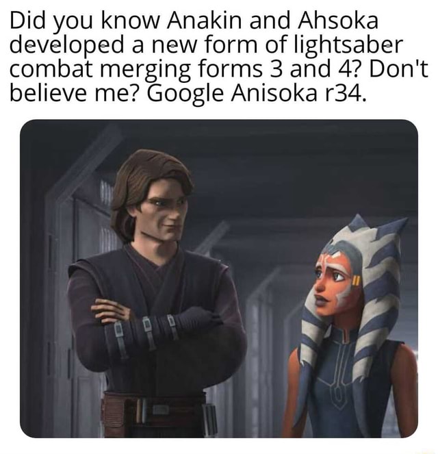 Did You Know Anakin And Ahsoka Developed A New Form Of Lightsaber 