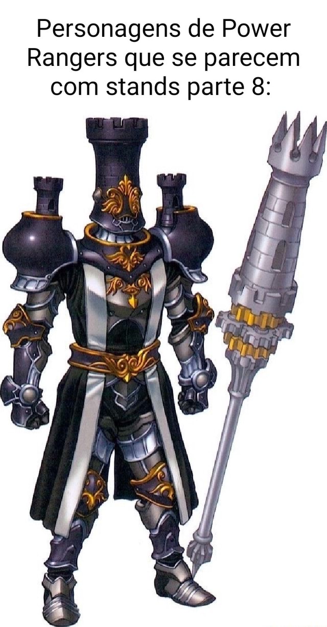 Personagens de Power Rangers que se parecem com stands parte 8 ...