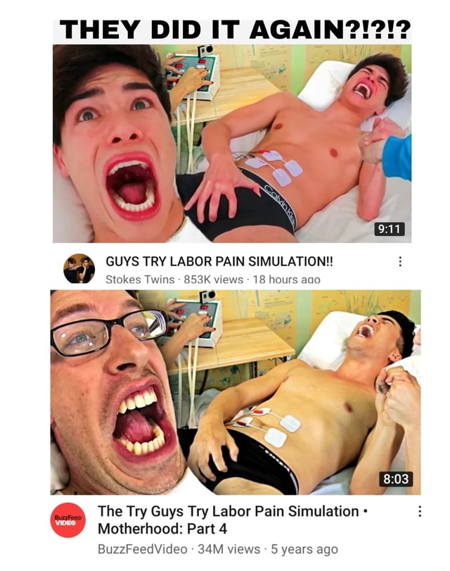 The Try Guys Try Labor Pain Simulation • Motherhood: Part 4