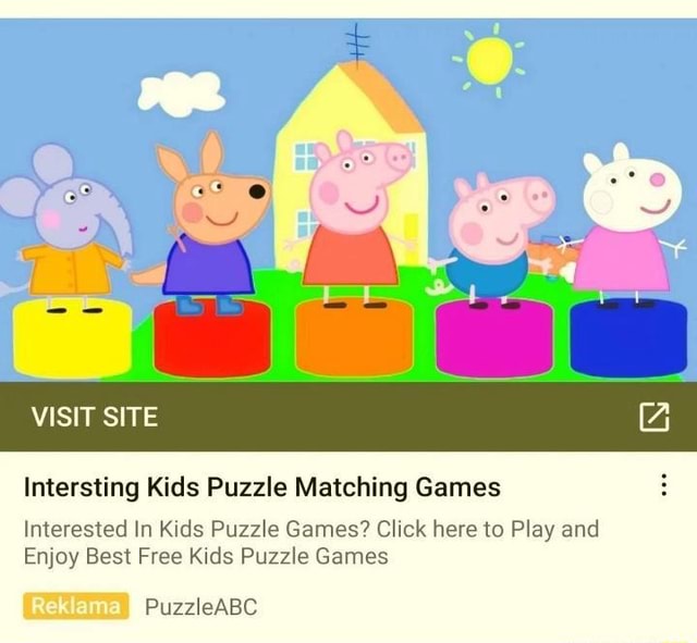 VISIT SITE Intersting Kids Puzzle Matching Games Interested In Kids