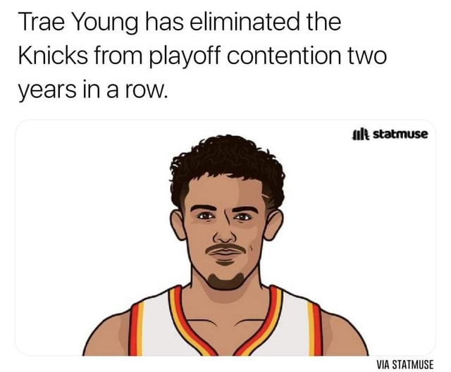 Trae Young is a bad man 😂🔥 Trae Young has eliminated the Knicks from