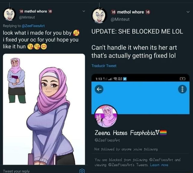 Replying to ZeeFixesArt look what i made fer you bby UPDATE SHE