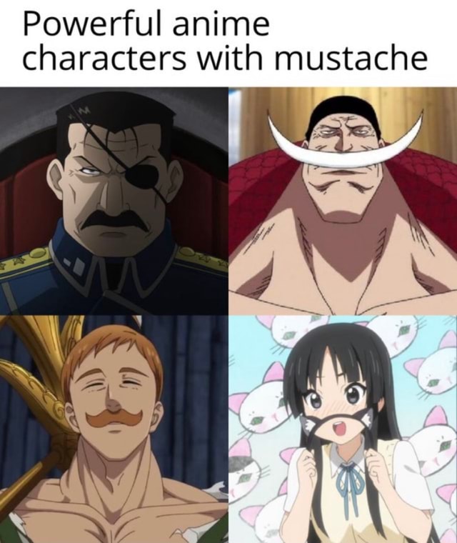 How to Draw Anime Facial Hair Beards  Mustaches  AnimeOutline