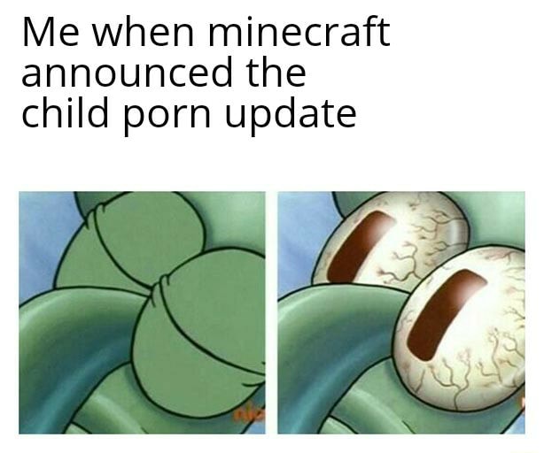 614px x 512px - Me when minecraft announced the child porn update - iFunny