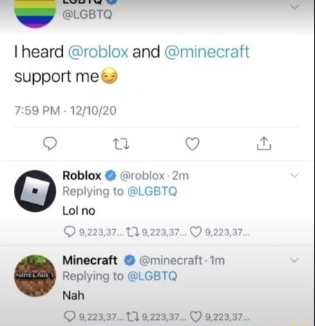 Ww Lgbtq Heard Roblox And Minecraft Support Me Pm Roblox Roblox Replying To Lgbtq Lol No 9 223 37 12 9 223 37 9 223 37 Minecraft Minecraft 1m Replying To Lgbtq Nah 9 223 37 9 223 37 C 9 223 37 - jogo de museu no roblox